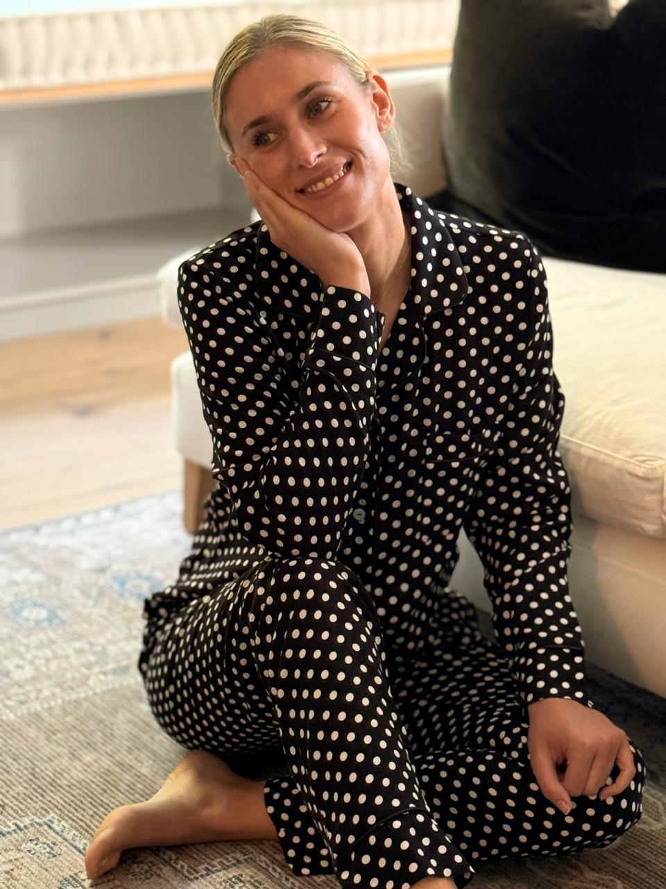 Winter Monotone | Classic PJ | Black with White Spot
