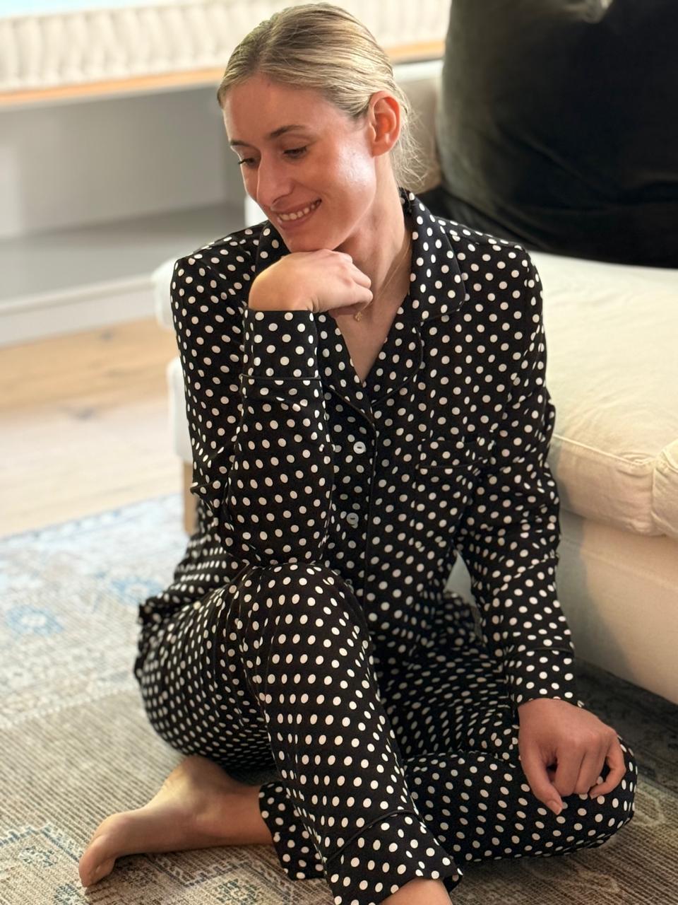 Winter Monotone | Classic PJ | Black with White Spot