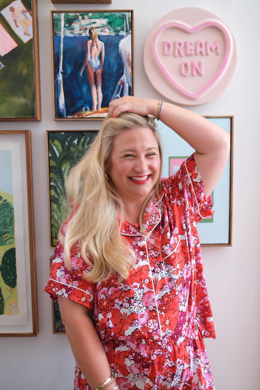 The Valentine Edit | Classic Short Sleeve PJ | Pink Red Floral