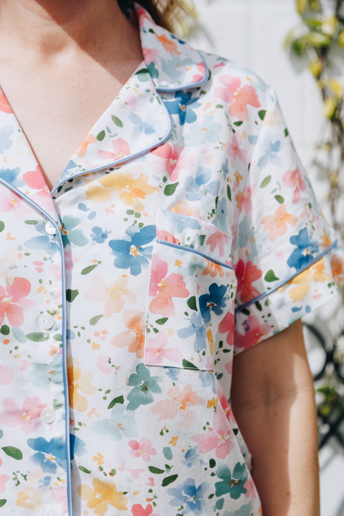 Summer Garden | Classic Shortie PJ | Sunshine Floral