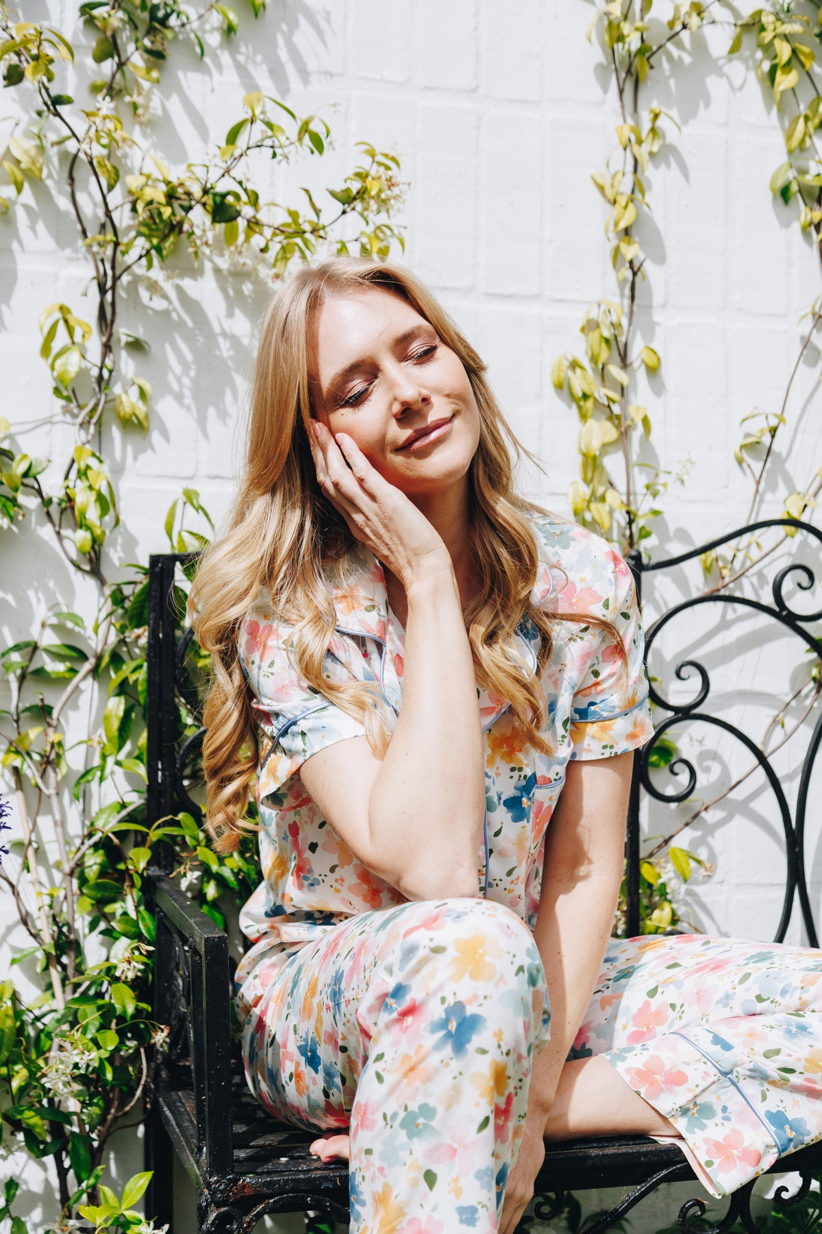 Summer Garden | Classic Short Sleeve PJ | Sunshine Floral
