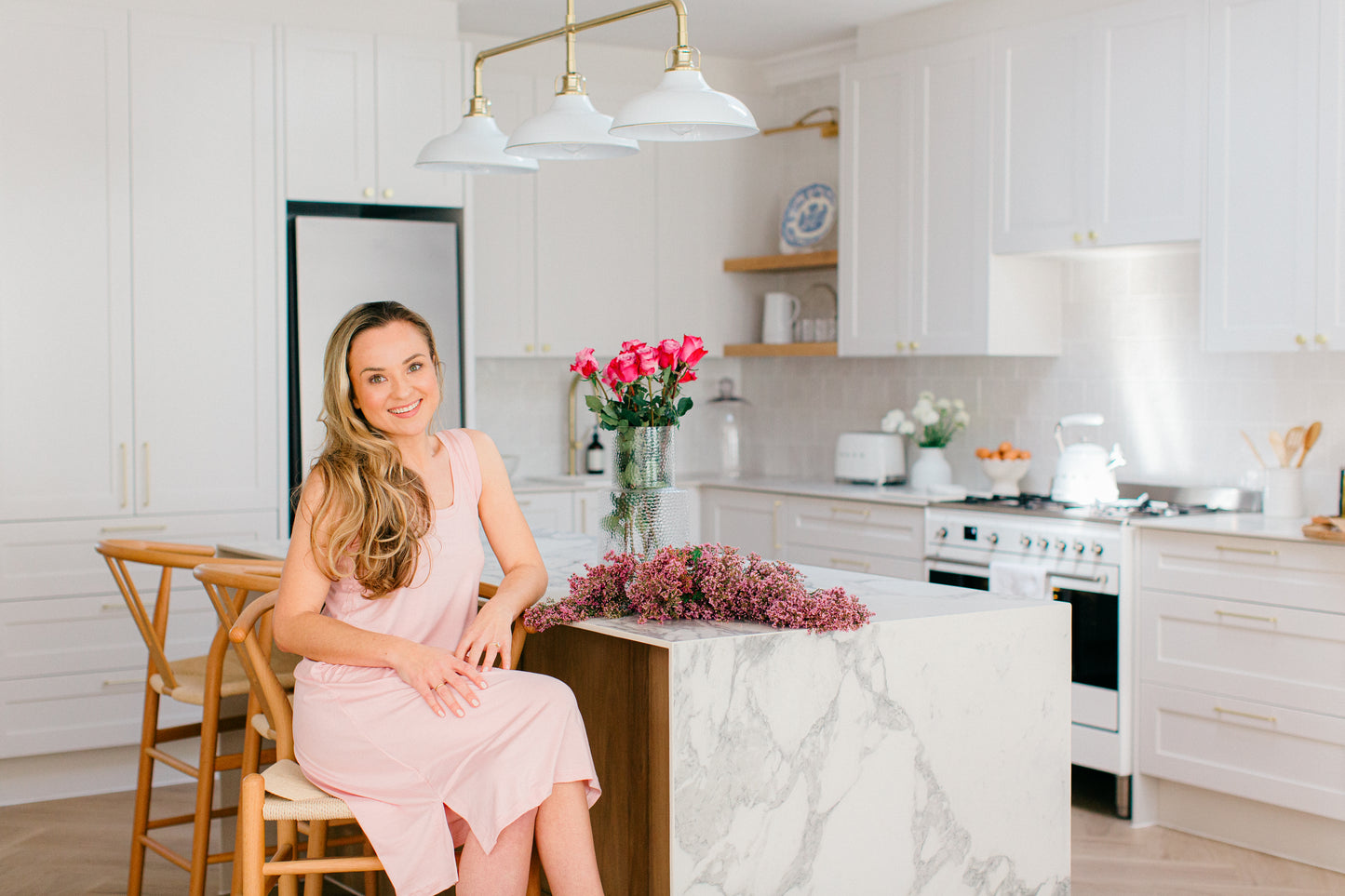 The Valentine Edit | Sleeveless Sleepshirt | Blush