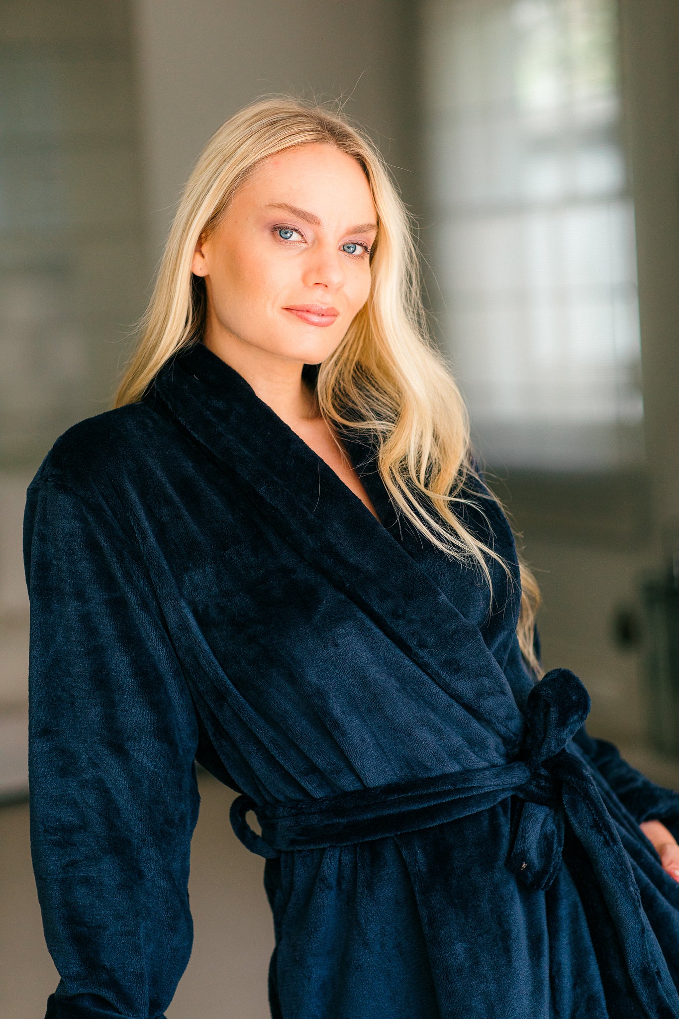 Goodnight Sleep Tight | Long Gown | Navy