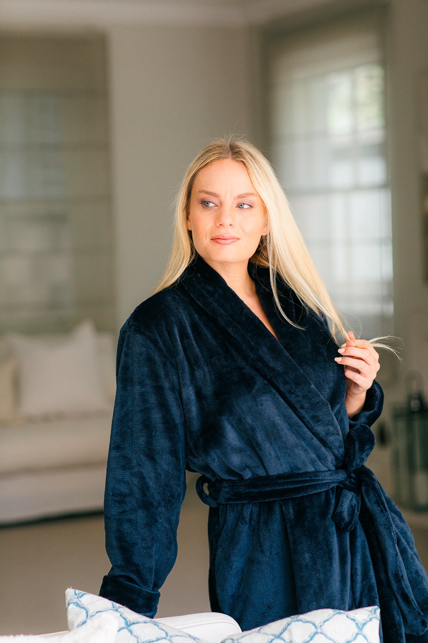 Goodnight Sleep Tight | Long Gown | Navy