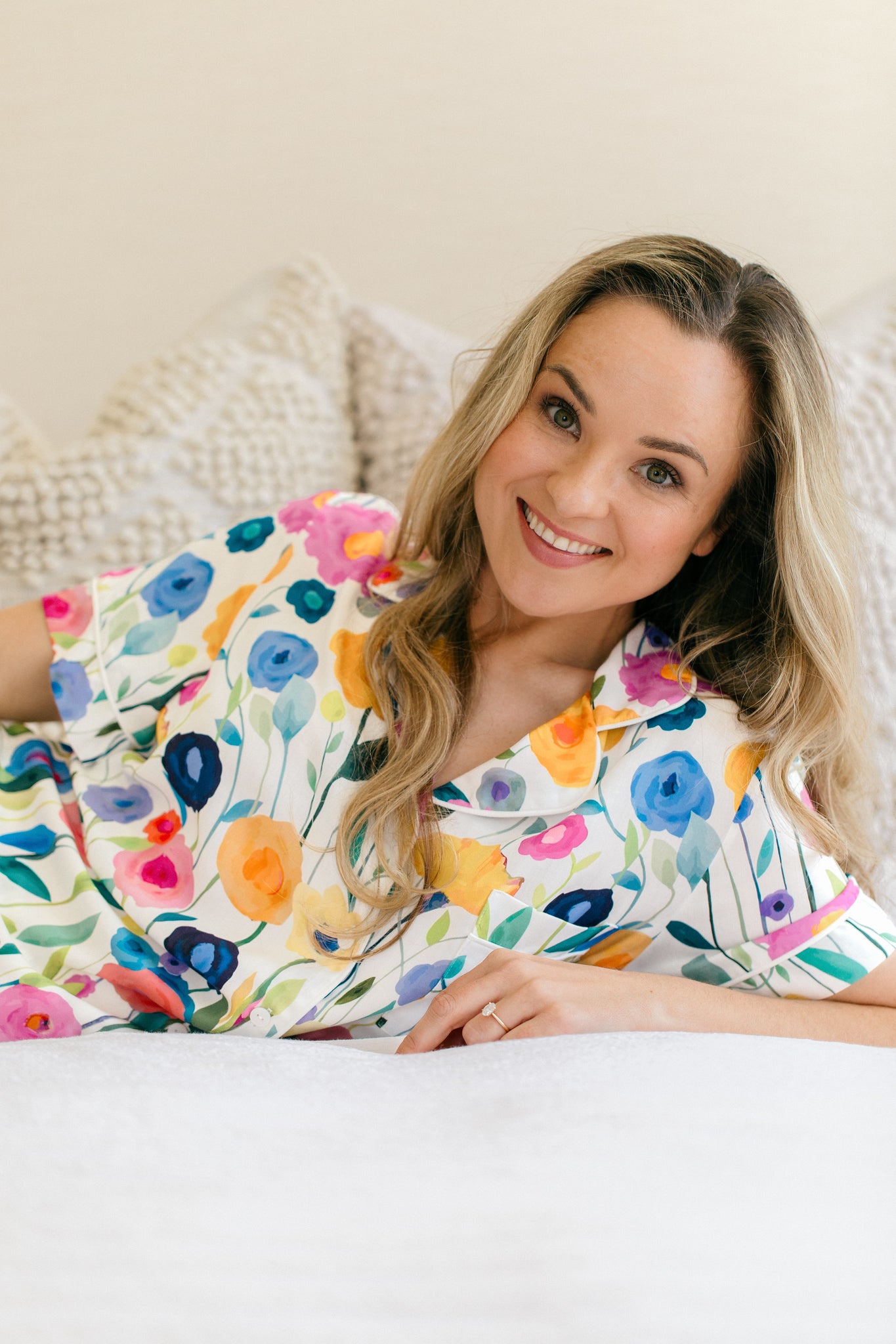 Summer Delight | Classic Short Sleeve PJ | Poppy Field