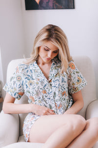 It's Spring Collection | Classic Shortie PJ | Spring Floral