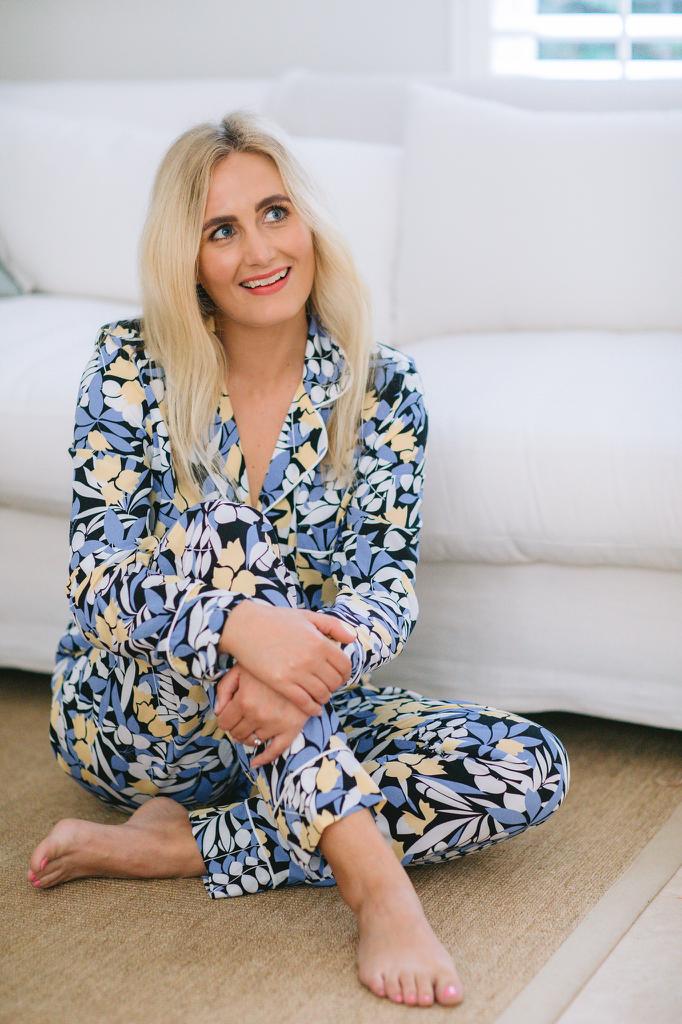 Winter Blues Collection | Classic PJ | Evening Floral