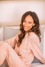 Load image into Gallery viewer, Winter Blues Collection | Classic PJ | Pretty Peach Leaf
