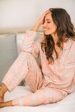 Load image into Gallery viewer, Winter Blues Collection | Classic PJ | Pretty Peach Leaf
