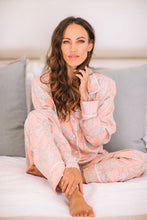 Load image into Gallery viewer, Winter Blues Collection | Classic PJ | Pretty Peach Leaf
