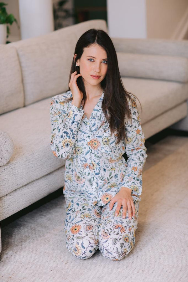 It's Spring | 100% Cotton Classic PJ | Spring Floral – Poppy Divine