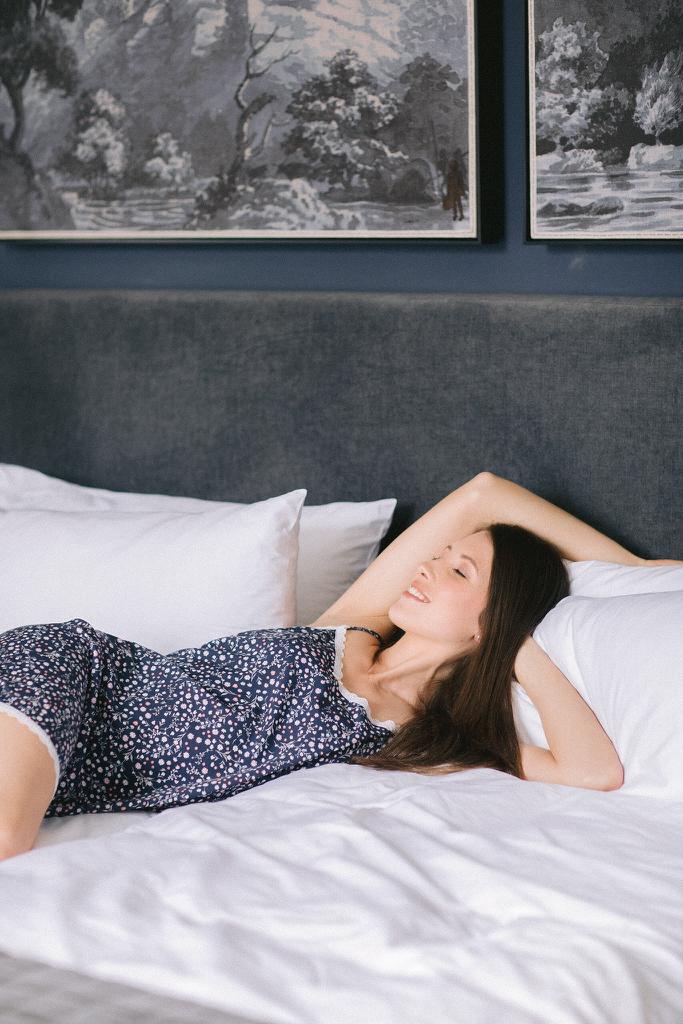 It's Spring | Chemise | Navy Ditsy