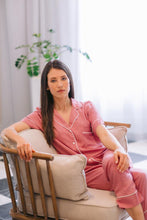 Load image into Gallery viewer, It&#39;s Spring | Classic Short Sleeve and Cropped Pant | Spring Rose

