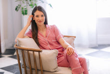 Load image into Gallery viewer, It&#39;s Spring | Classic Short Sleeve and Cropped Pant | Spring Rose
