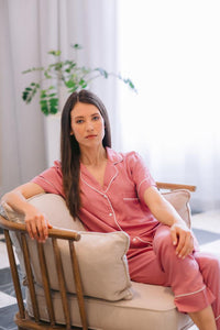 It's Spring | Classic Short Sleeve and Cropped Pant | Spring Rose