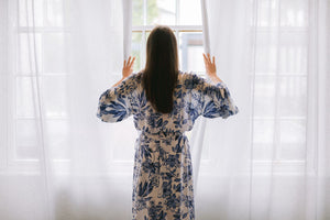 Soft Skies | Kimono | Blue Floral