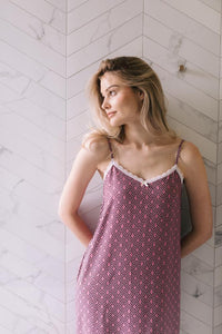 Classic Collection | Chemise | Pink Geometric