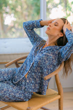 Load image into Gallery viewer, Sleeping Softly Collection | Classic PJ | Blue Ditsy Floral
