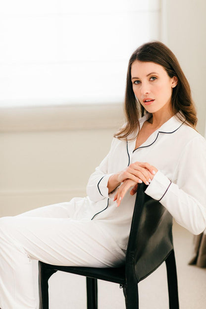Classic Collection | Long Sleeve PJ | Ivory