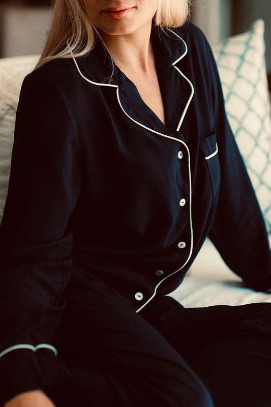 Winter Monotone | Cosy Classic PJ | Black