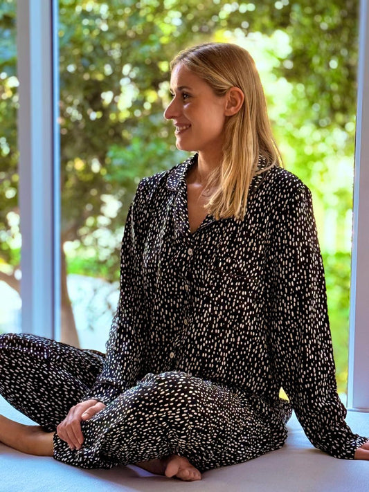 Winter Monotone | Classic PJ | Black Speckle
