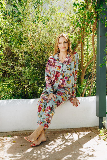 Moonlight Magic | Long Sleeve PJ | Tranquil Floral