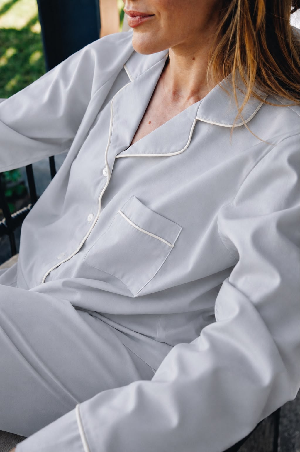Dream A Little | Long Sleeve PJ | Pale Silver