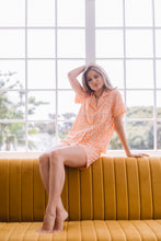 Load image into Gallery viewer, Pretty Poppy | 100% Cotton Classic Shortie PJ | Orange Daisy
