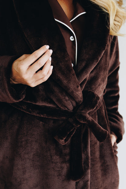 Cosy in Cocoa | Long Gown | Chocolate