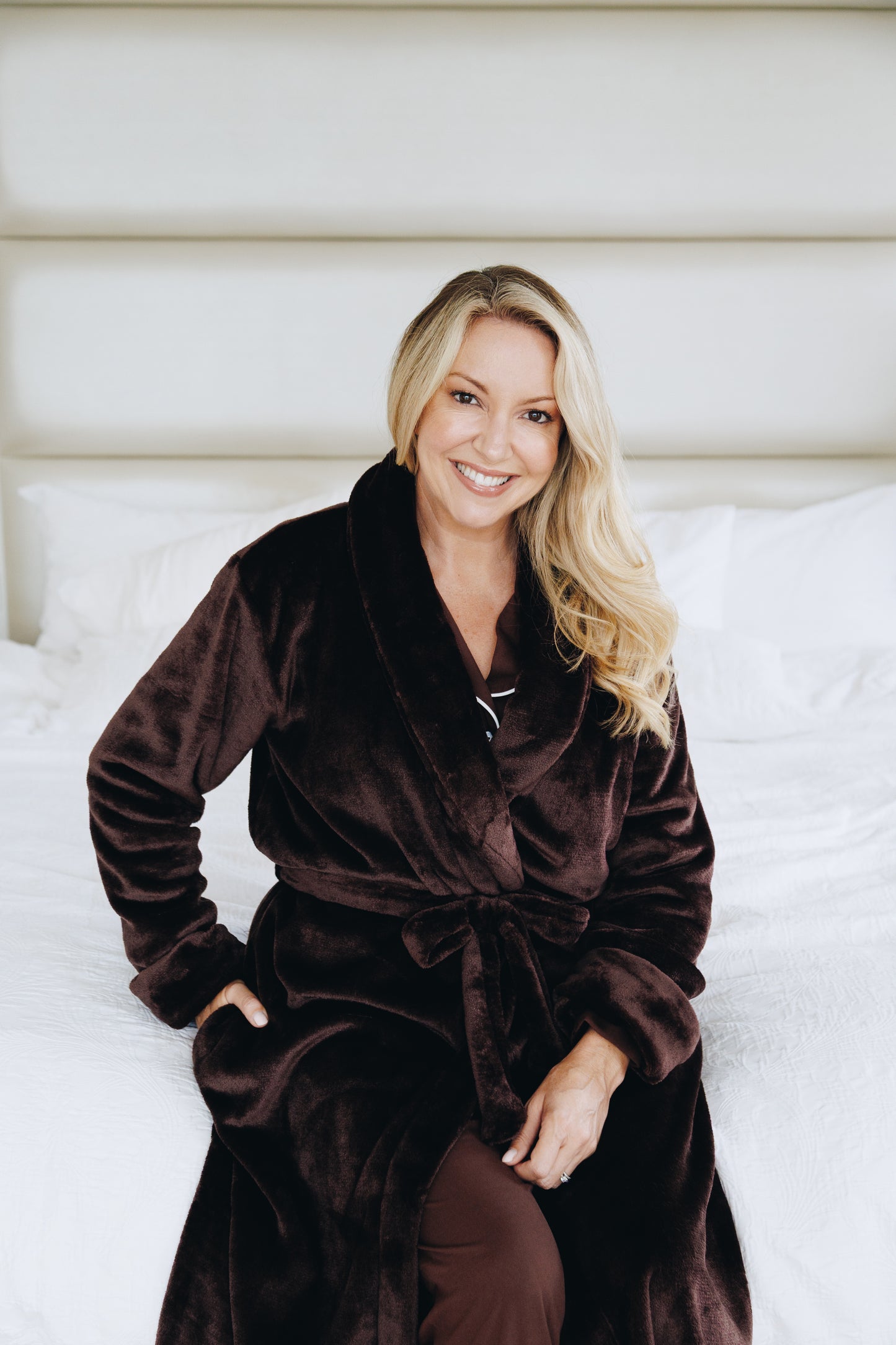 Cosy in Cocoa | Long Gown | Chocolate