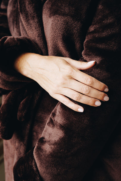 Cosy in Cocoa | Long Gown | Chocolate