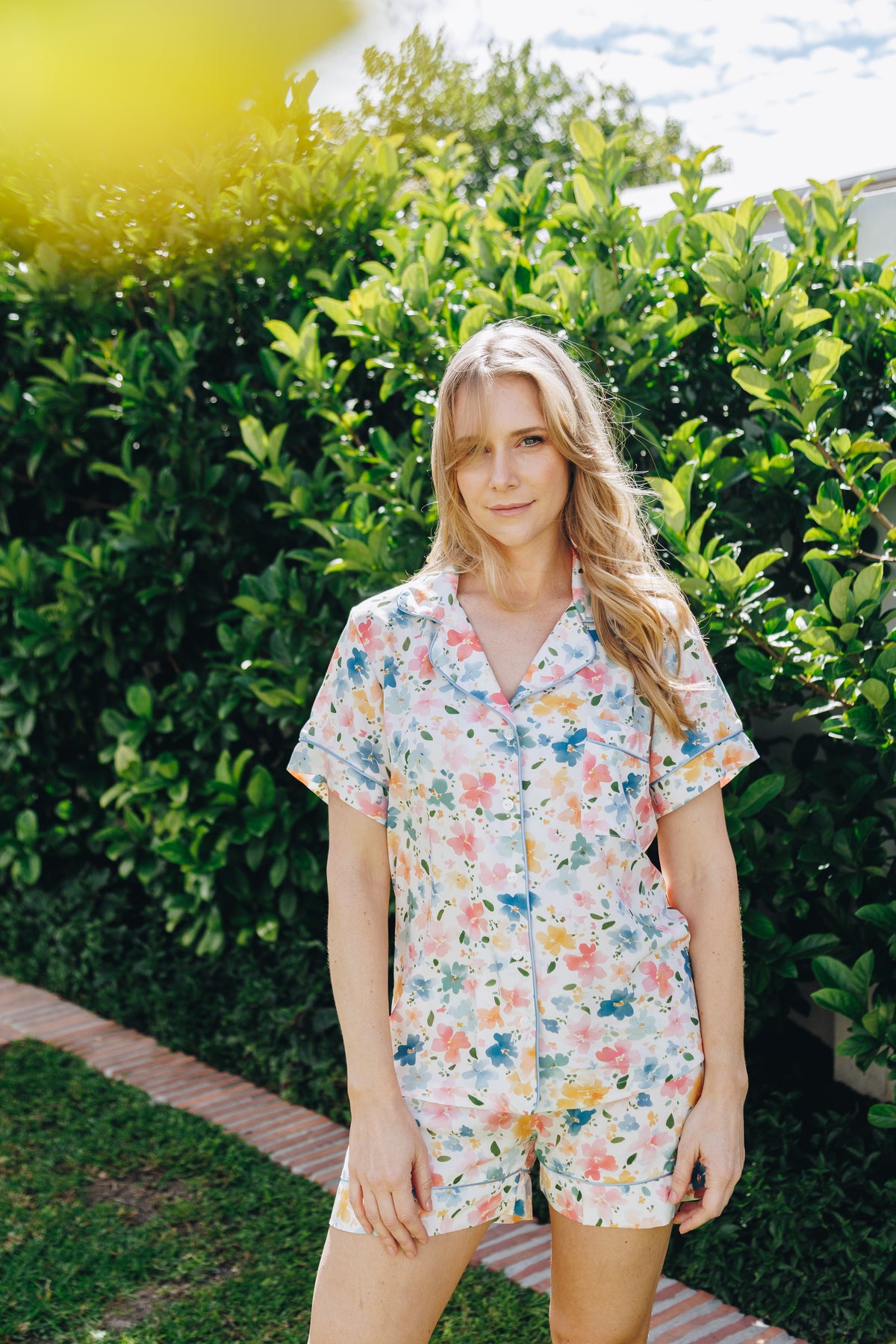 Summer Garden | Classic Shortie PJ | Sunshine Floral