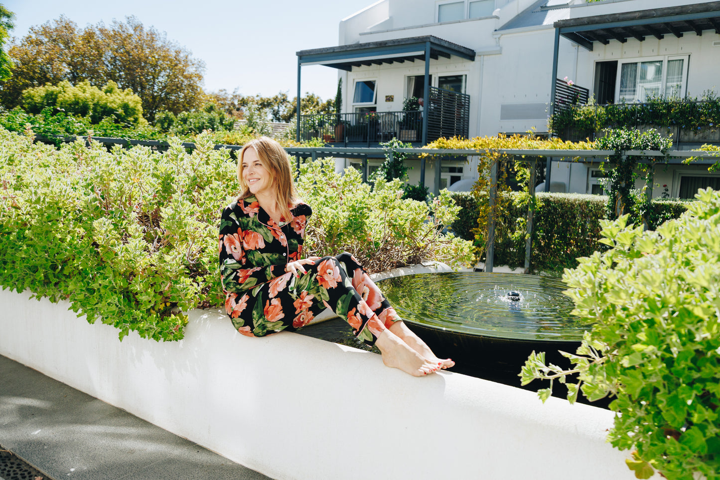 Dream A Little | Long Sleeve PJ | Dreamy Black Coral Floral