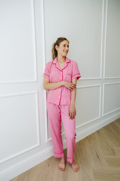 The Holiday Collection | Classic Short Sleeve PJ | Pink