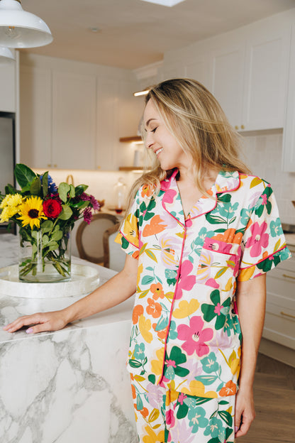 The Holiday Collection | Classic Shortie PJ | Joyful Floral