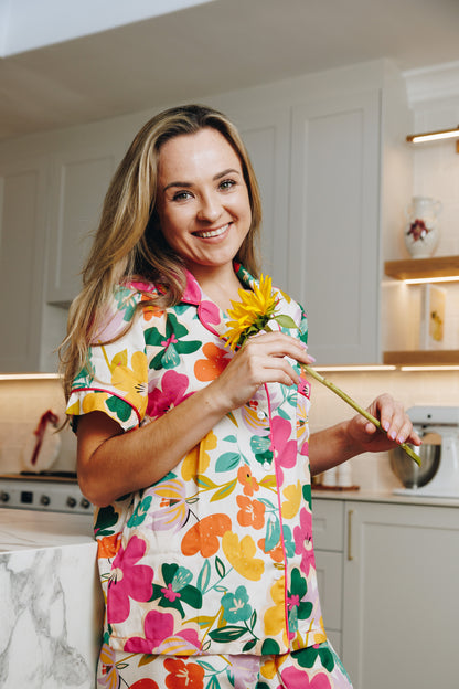 The Holiday Collection | Classic Shortie PJ | Joyful Floral