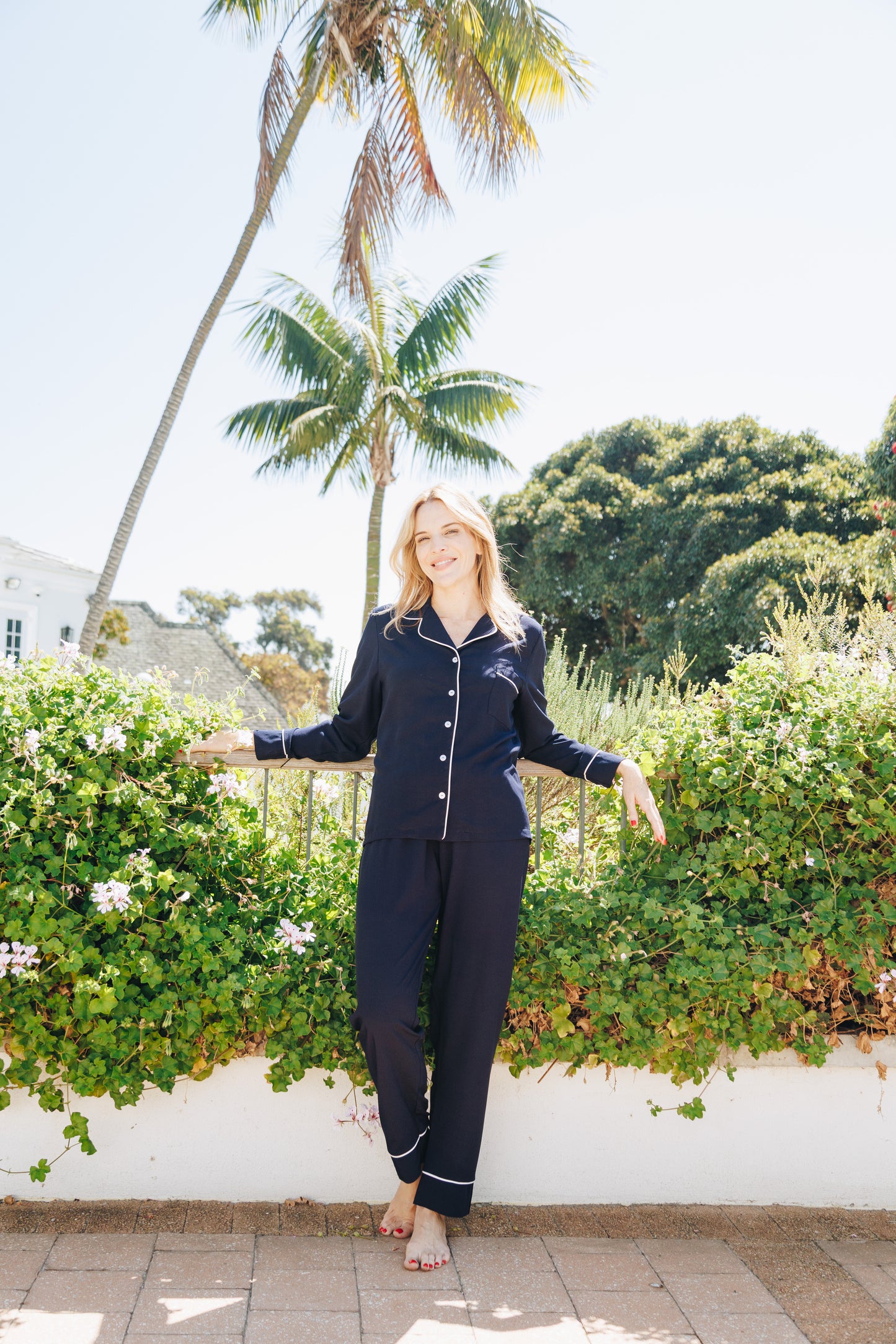 Moonlight Magic | Classic Long Sleeve PJ | Navy