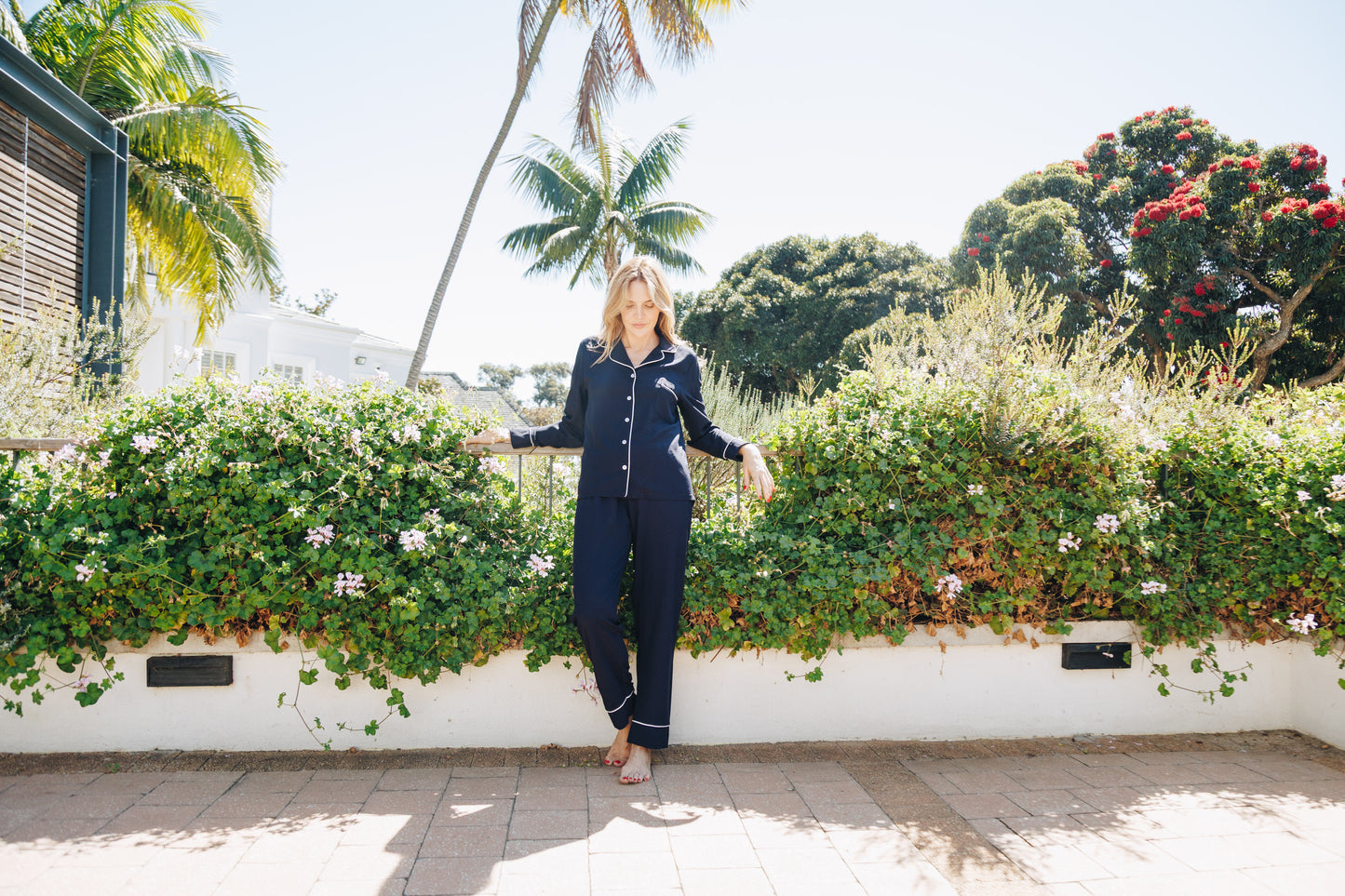 Moonlight Magic | Classic Long Sleeve PJ | Navy