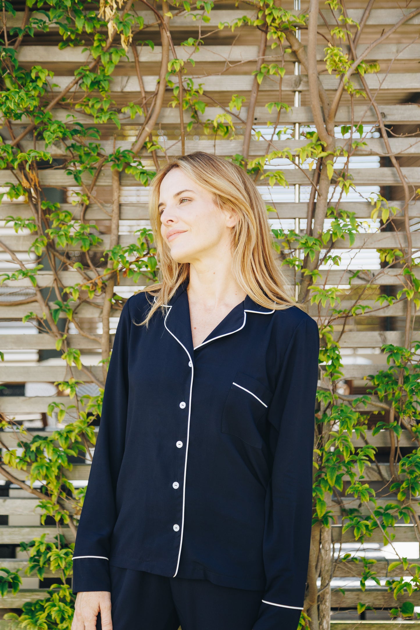 Moonlight Magic | Classic Long Sleeve PJ | Navy