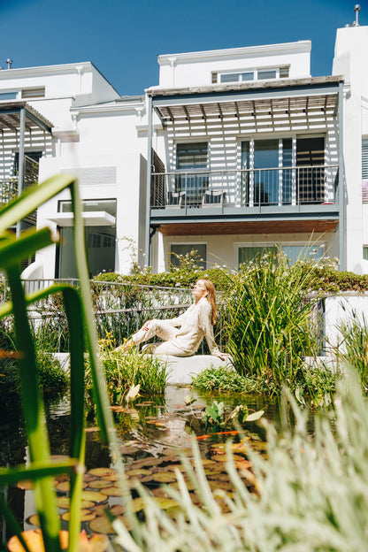 Dream A Little | Long Sleeve PJ | Biscuit Geometric