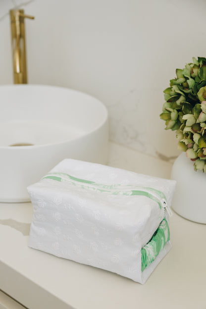 White Anglaise | Cosmetic Bag