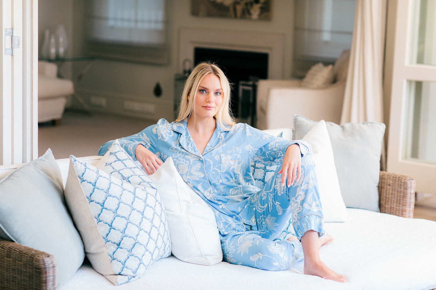 Goodnight Sleep Tight | Classic PJ | Dreamy Blue Floral