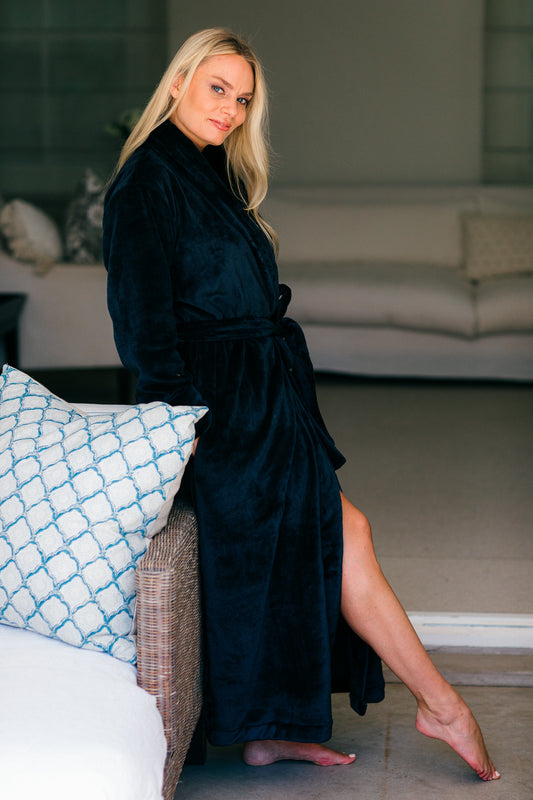 Goodnight Sleep Tight | Long Gown | Navy