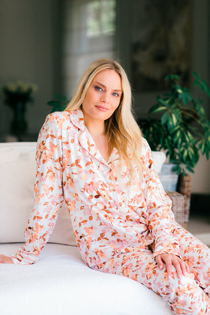 Falling Into Autumn | Classic PJ | Dusty Pink Autumn Floral
