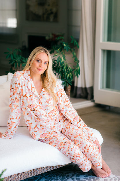 Falling Into Autumn | Classic PJ | Dusty Pink Autumn Floral