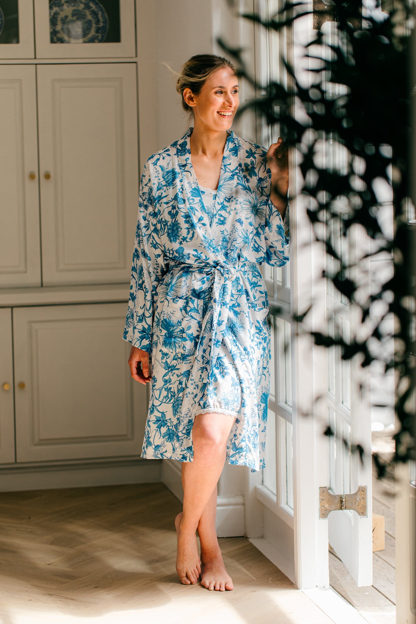 Blooming in Blues | Kimono | Blue Bouquet