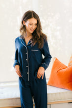 Load image into Gallery viewer, Sleeping Softly Collection | Classic PJ | Navy

