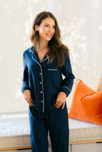 Load image into Gallery viewer, Sleeping Softly Collection | Classic PJ | Navy
