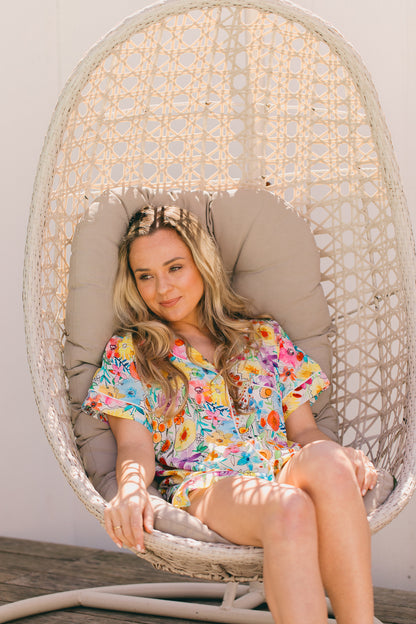 Summer Delight | Classic Shortie PJ | Watercolour