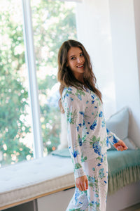 Sleeping Softly Collection | Classic PJ | Ivory Floral